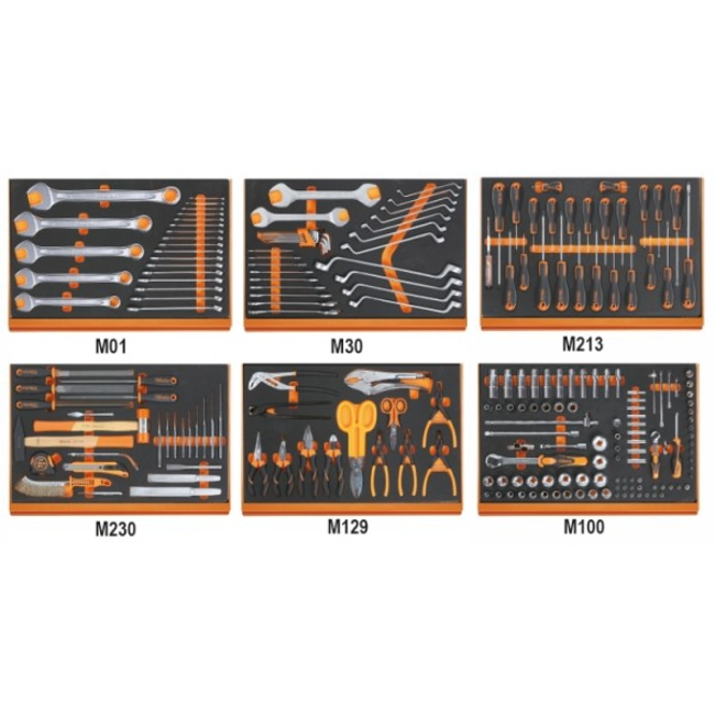 Vendita online Assortimento di 214 utensili universali in 6 vassoi 5988VU/M